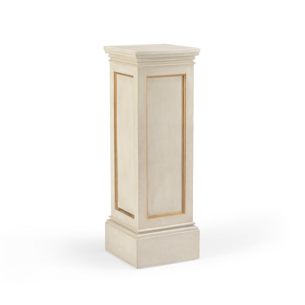 Chelsea House Classic Gilt Pedestal By Lisa Kahn — Hand-Finished Solid Wood Display Stand, 42" H, Timeless Accent Piece 381974