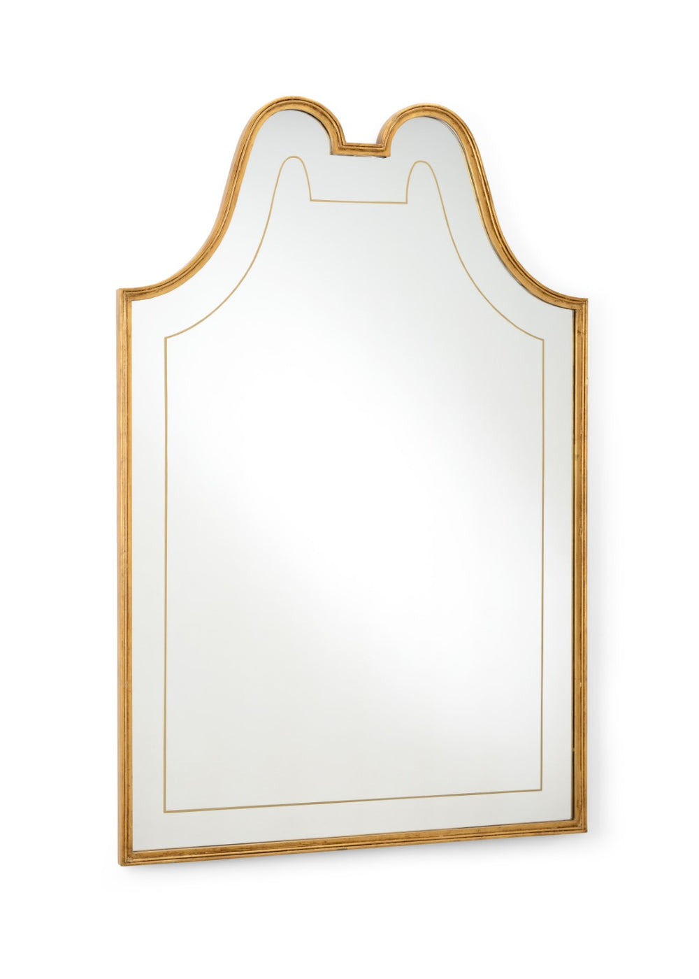 Chelsea House Victoria Hall Antique Gold Full-Length Mirror 54X36 In — Vintage Patina Frame, Clear Glass Focal Point 382294