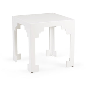 Chelsea House Cut Corner Table White - Compact 22" Square Side Table With Modern Cut-Corner Design, Durable Finish 382342