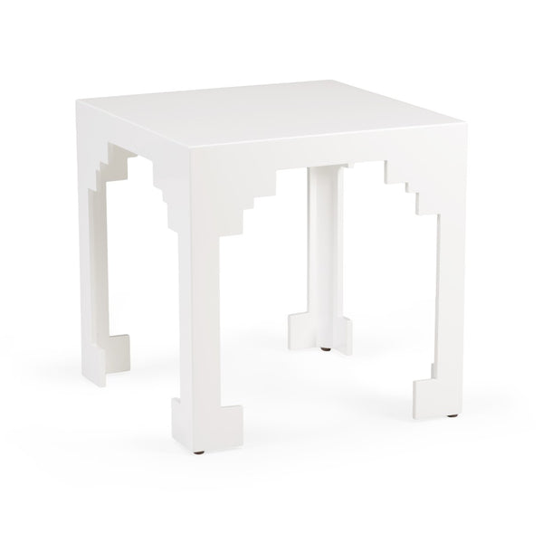 Chelsea House Cut Corner Table White - Compact 22" Square Side Table With Modern Cut-Corner Design, Durable Finish 382342