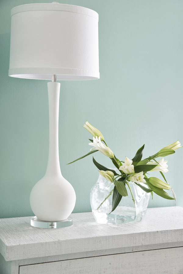 Chelsea House Ashley Glass Accent Sculptural Clear Vase 10"H — Modern Tapered Mouth, High-Clarity Glass For Florals And Decor 382667