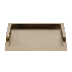 Butler Specialty Morante Stainless Steel Rectangular Serving Tray - Modern Design For Elegant Entertaining Events Gold Stainless Steel 3827402-butler