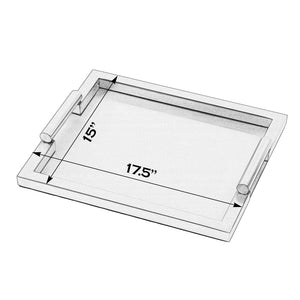 Butler Specialty Morante Stainless Steel Rectangular Serving Tray - Modern Design For Elegant Entertaining Events Gold Stainless Steel 3827402-butler