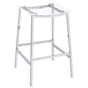 English Elm Marli Leatherette Dining Chairs with Chrome Eiffel Legs Modern Pair for Stylish Rooms B062P447712