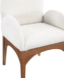 Waldorf Cream Boucle Fabric Dining Chair 382Cream-AC Meridian Furniture