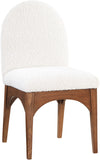 Waldorf Cream Boucle Fabric Dining Chair 382Cream-SC Meridian Furniture