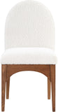 Waldorf Cream Boucle Fabric Dining Chair 382Cream-SC Meridian Furniture