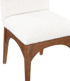 Waldorf Cream Boucle Fabric Dining Chair 382Cream-SC Meridian Furniture