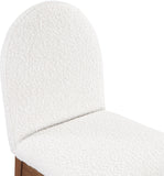 Waldorf Cream Boucle Fabric Dining Chair 382Cream-SC Meridian Furniture