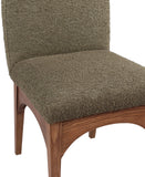 Waldorf Olive Boucle Fabric Dining Chair 382Olive-SC Meridian Furniture