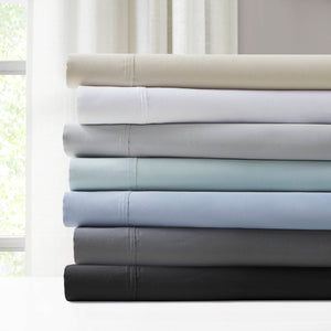 English Elm Cotton Blend 4-Piece King Sheet Set - Luxuriously Soft, Deep-Pocket, Easy-Care Sheets For Comfort B035P294173