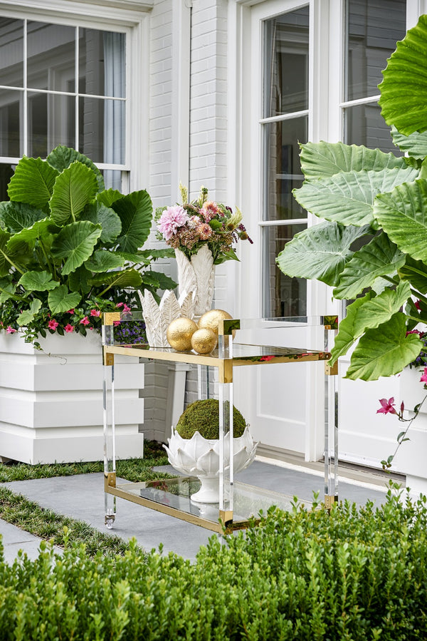 Chelsea House White Hand-Glazed Leaf Vase — 12" Artichoke Porcelain Pedestal Centerpiece For Modern Farmhouse Decor 383133