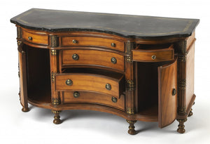 Homeroots Traditional Style Wooden Credenza  Wood 383190