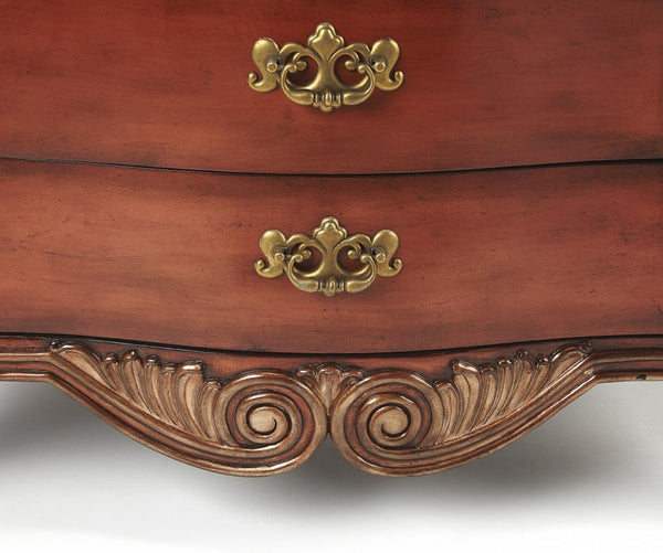 HomeRoots 48" Elegant Solid Wood Sideboard with Faux Marble Top – Stylish Storage & Versatile Design for Any Room 383192
