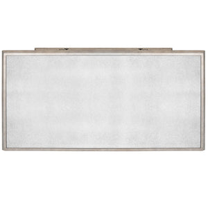 Homeroots Rectangle Mirrored Three Drawer Console Storage Chest  Solid And Manufactured Wood 383193