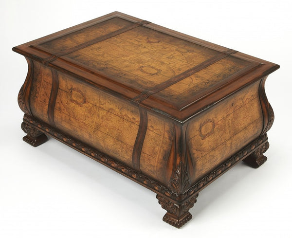 HomeRoots 38" Brown Wood Coffee Table with Drawer - Elegant Design, Practical Storage, Fully Assembled & Ready to Use 383210