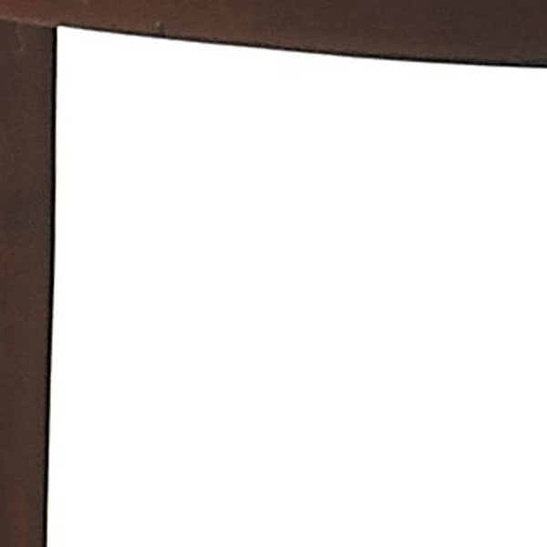 Homeroots Cherry With Maple Inlay Round Accent Table   383212