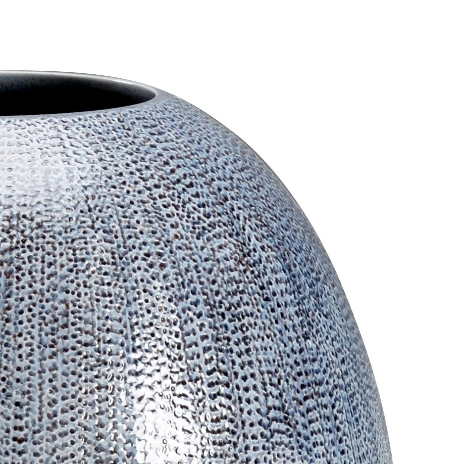 Chelsea House Tall Granger Vase Hand-Glazed Blue Ceramic, 25.5" Sculptural Accent For Mantel, Console, Tabletop Decor 383497