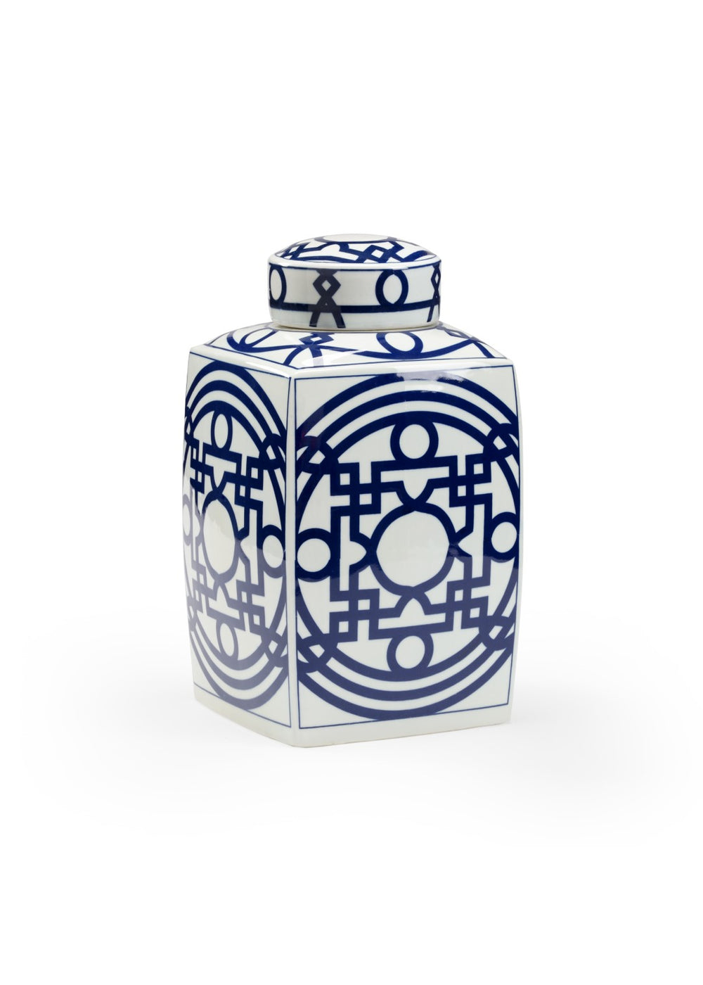 Chelsea House Hobbs Ceramic Blue Vase – 15.5" Glossy White & Blue Motif, Timeless Accent For Mantels & Tablescape Decor 383612