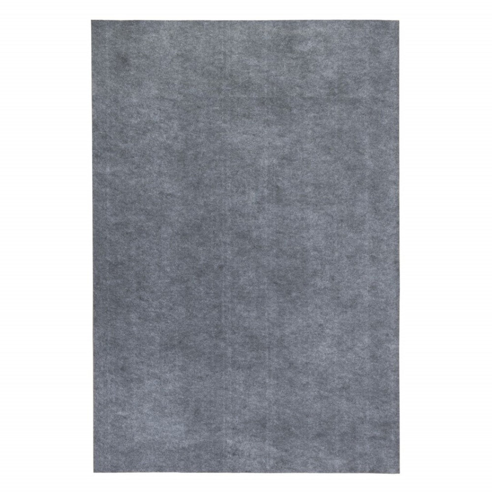 HomeRoots 9' Premium Gray Non-Slip Rug Pad for Ultimate Comfort, Floor Protection, and Longevity in Any Space 11'8" x 14'8" 383617