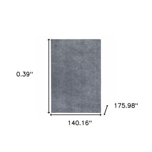 HomeRoots 9' Premium Gray Non-Slip Rug Pad for Ultimate Comfort, Floor Protection, and Longevity in Any Space 11'8" x 14'8" 383617