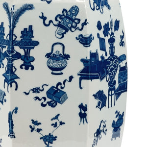Chelsea House Large Ming Vase — 25" Hand-Painted Blue-And-White Ceramic With Luminous Glaze, Timeless Mantel Focalpiece 383623