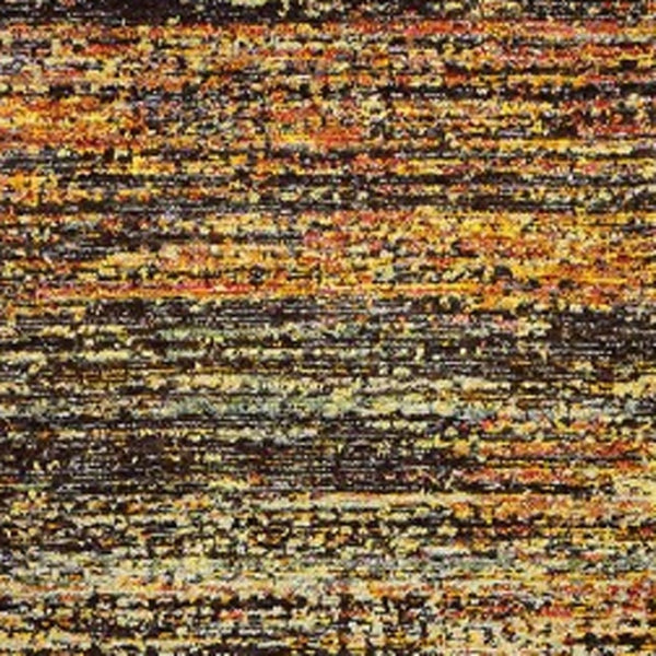 HomeRoots 2' X 8' Contemporary Gold and Slate Abstract Runner Rug for Elegant Hallways and Entryways Gold/ Charcoal 2'3" x 8' 383682