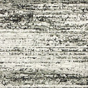 Homeroots 2' X 8' Ash And Slate Abstract Runner Rug Ash,Charcoal Nylon 383691