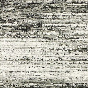 Homeroots 12' Ash And Slate Abstract Runner Rug Ash,Charcoal Nylon 383692