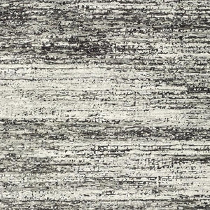 HomeRoots 2' X 8' Abstract Runner Rug - Modern Retro Design, Durable, Easy Care for High-Traffic Areas Ash/ Charcoal 5'3" x 7'3" 383694