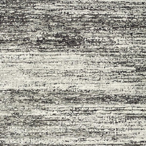 HomeRoots 2' X 8' Abstract Runner Rug - Modern Retro Design, Durable, Easy Care for High-Traffic Areas Ash/ Charcoal 6'7" x 9'6" 383695