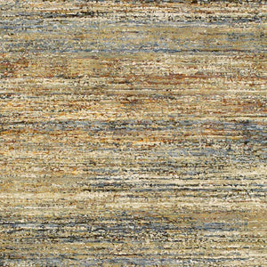 Homeroots 3' X 5' Blue And Ivory Power Loom Area Rug Gold,Green Nylon 383702