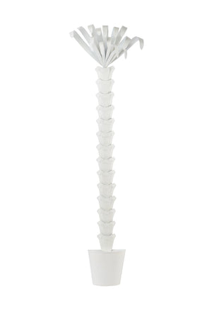 Chelsea House Palm Tree Off-White Lacquered Iron Sculpture 96" Tall — Slim, Durable Tropical Accent For Modern Spaces 383720