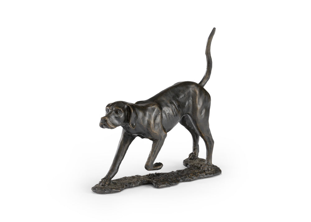 Chelsea House Pointer Bronze Iron Figurine Accent – 9" Sculptural Pointer With Aged Bronze Finish For Shelves, Mantels, Desks 383735