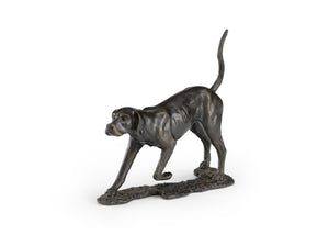 Chelsea House Pointer Bronze Iron Figurine Accent – 9" Sculptural Pointer With Aged Bronze Finish For Shelves, Mantels, Desks 383735
