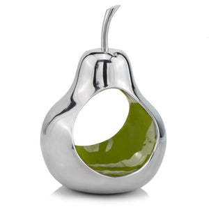 Homeroots 17" White And Silver Buffed Aluminum Tabletop Sculpture  Buffed Aluminum 383740