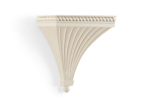 Chelsea House Regal Bracket By Bradshaw Orrell — Cream Lacquer Decorative Wall Support For Shelves, Candles, Accents 383745