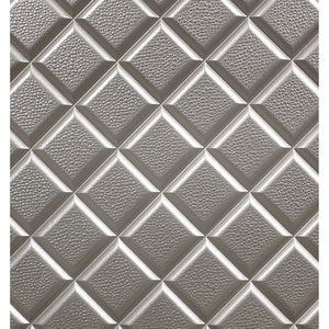 Homeroots Champagne Tone Queen Bed With Padded Headboard  Led Lightning  2 Drawer  Wood 383810