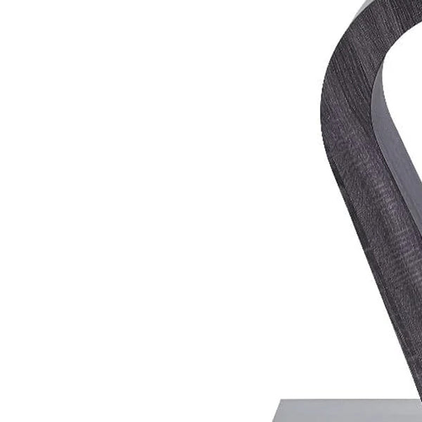 Homeroots 71" Clear And White And Gray Glass And Stainless Steel Pedestal Base Dining Table   383824