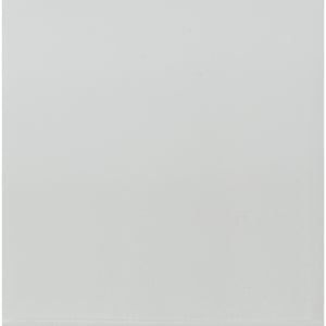 Homeroots 71" Clear And White And Gray Glass And Stainless Steel Pedestal Base Dining Table   383824