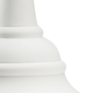 Chelsea House Bisque Ceramic Urn — 33" Tall White Matte Decorative Vase For Dried Florals, Mantel Accent, Timeless Decor 383826