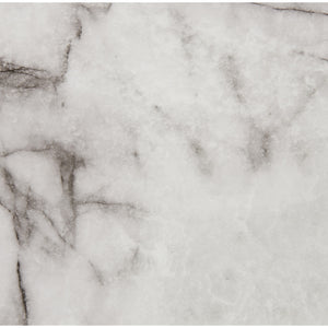 Homeroots 71" White Marble Pedestal Base Dining Table   383826