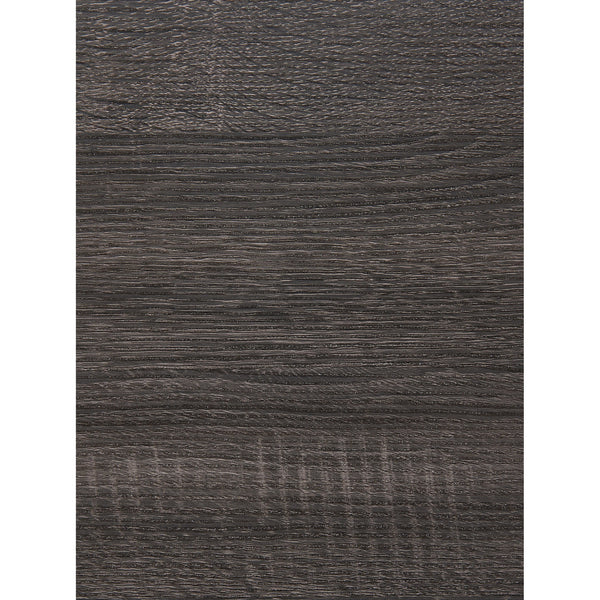 Homeroots 63" Clear And Gray And White Glass And Metal Double Pedestal Base Dining Table   383830