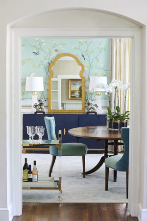 Chelsea House Acrylic Clear Bar Cart With Polished Brass Trim, Tempered Glass Shelves, Lightweight Stylish Entertaining 383848