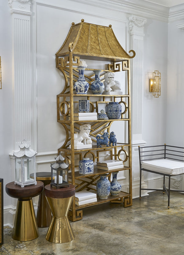 Chelsea House N. N. Y. Drinks Table By Bradshaw Orrell — Mahogany Frame, Clear Tempered Glass Top, Antique Gold Trim, Compact Elegance 383924