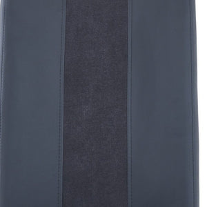 Homeroots Set Of Four Black And Silver Upholstered Faux Leather Dining Side Chairs  Wood 383963