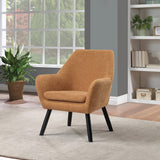 OSP Home Furnishings Della Mid-Century Chair Rust