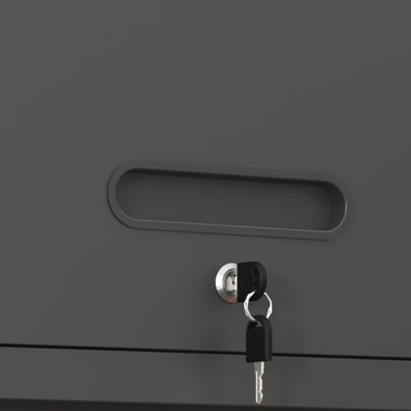 English Elm Heavy Duty Wall Mounted Steel Cabinet Locking Lift Door Garage Workshop Storage Black T2398P236482