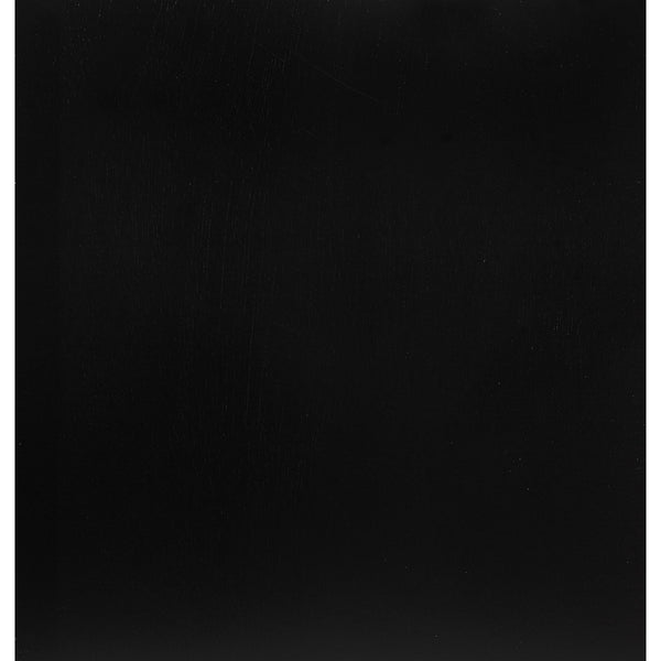 Homeroots 35" Black Wood Framed Accent Mirror  Wood 384018