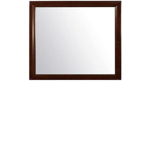 Homeroots 35" Merlot Framed Accent Mirror  Wood 384022